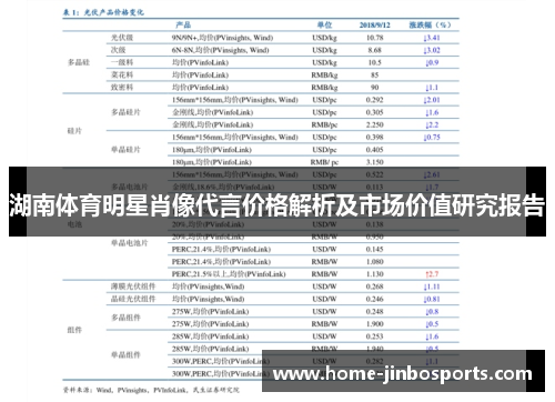 湖南体育明星肖像代言价格解析及市场价值研究报告